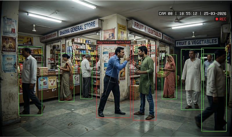 Enhanced aggression detection with hybrid AI.