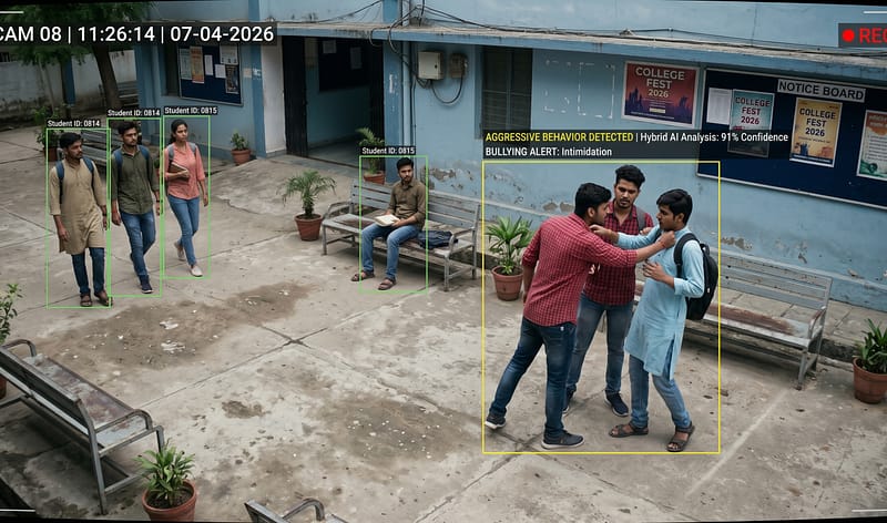 Enhanced bullying detection with hybrid AI.