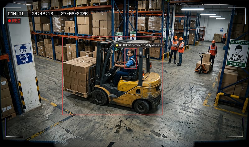 Forklift No Helmet
