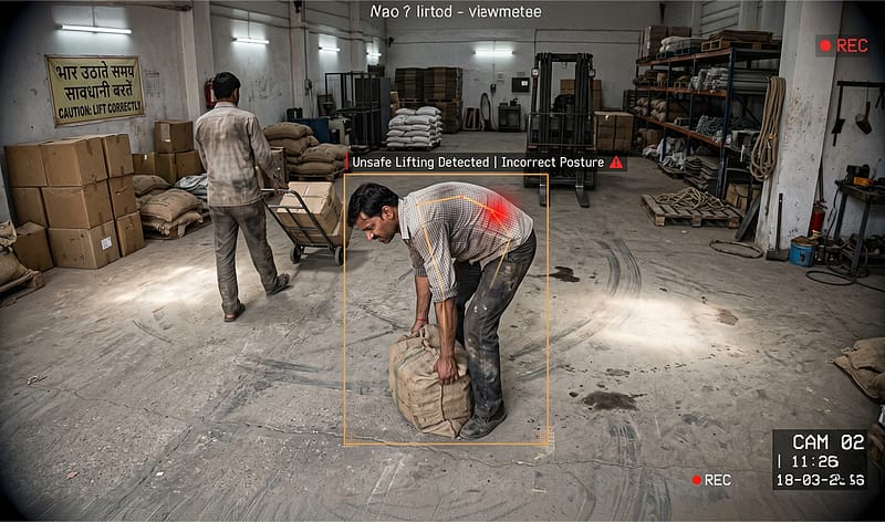 Identify unsafe lifting postures to prevent injuries.