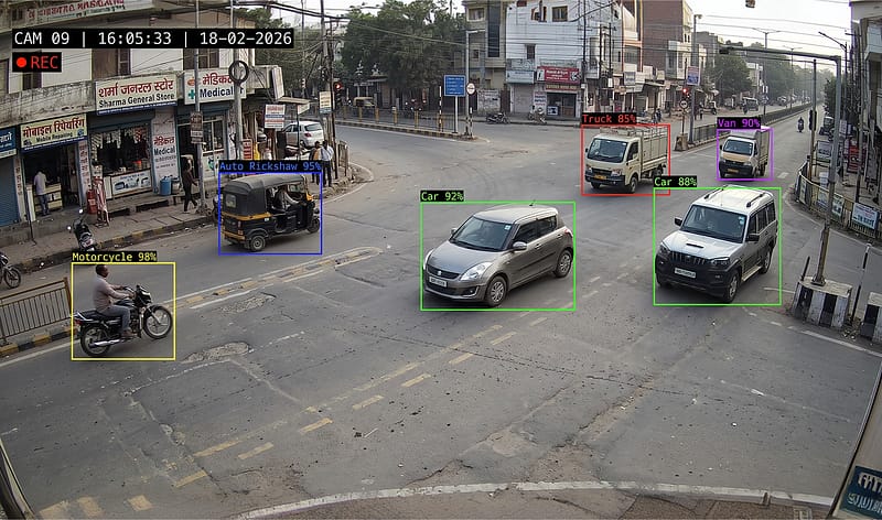 Identify vehicle categories in real time.